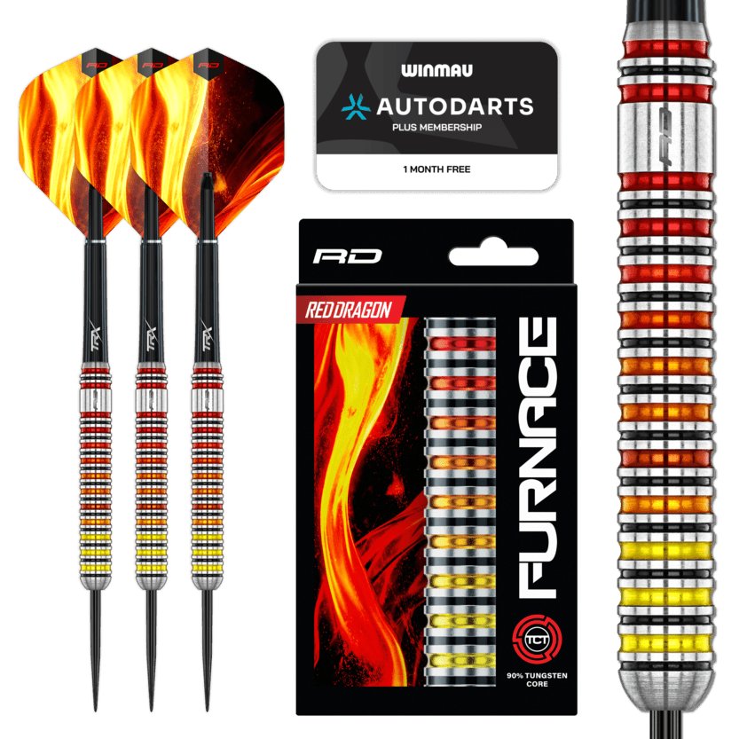Red Dragon Furnace 90% Wolframové jádro - Šipky Steel